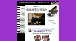 Desktop Screenshot of kaublepianostudio.com